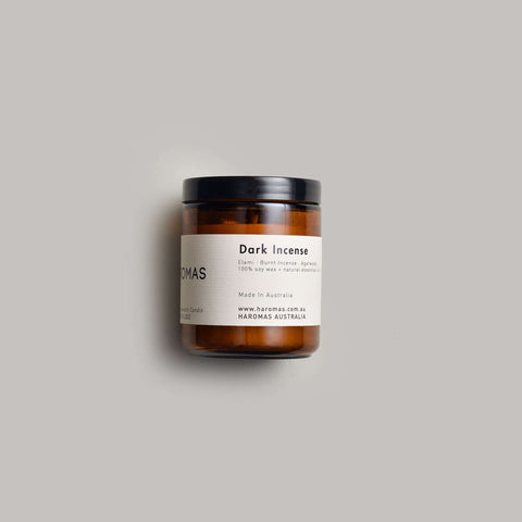 Dark Insence Scented Soy Candle