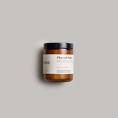 Charred Cedar Scented Soy Candle